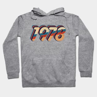 1978 - vintage retro 70s future b Hoodie